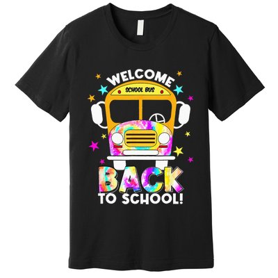Welcome Back To School For Bus Drivers Transportation Dept Premium T-Shirt