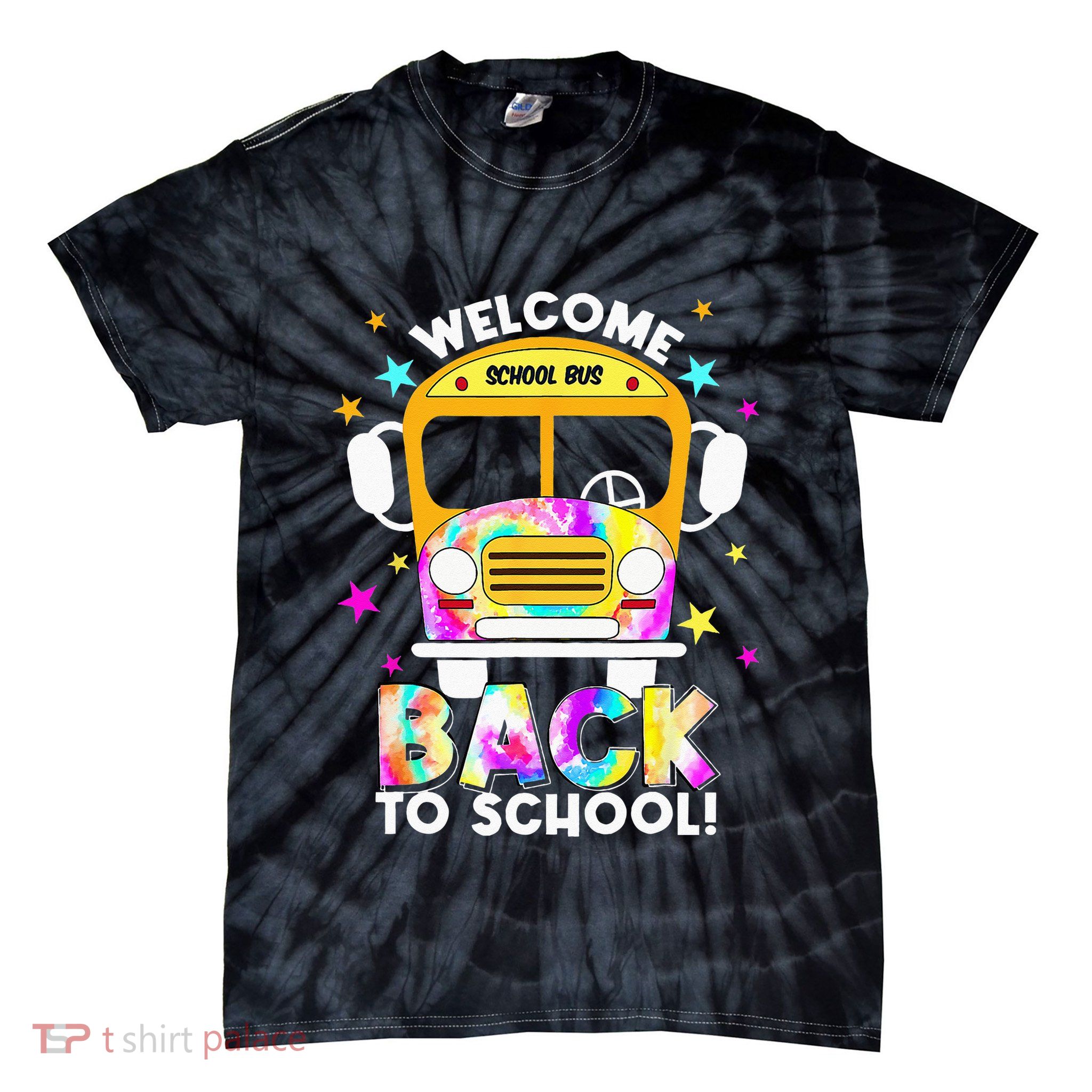 Welcome Back To School For Bus Drivers Transportation Dept Tie-Dye T-Shirt