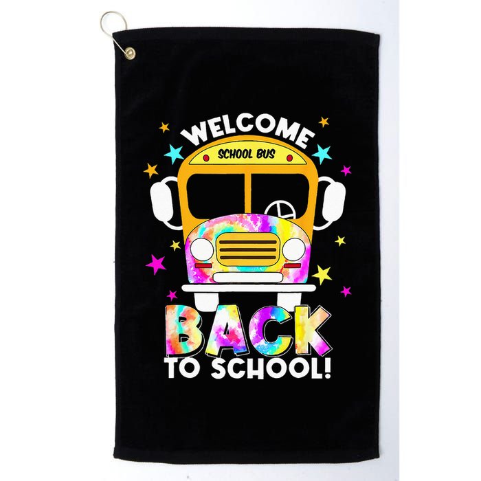 Welcome Back To School For Bus Drivers Transportation Dept Golf Towel