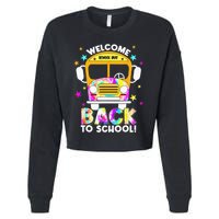 Welcome Back To School For Bus Drivers Transportation Dept Cropped Pullover Crew