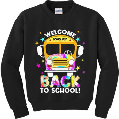 Welcome Back To School For Bus Drivers Transportation Dept Kids Sweatshirt