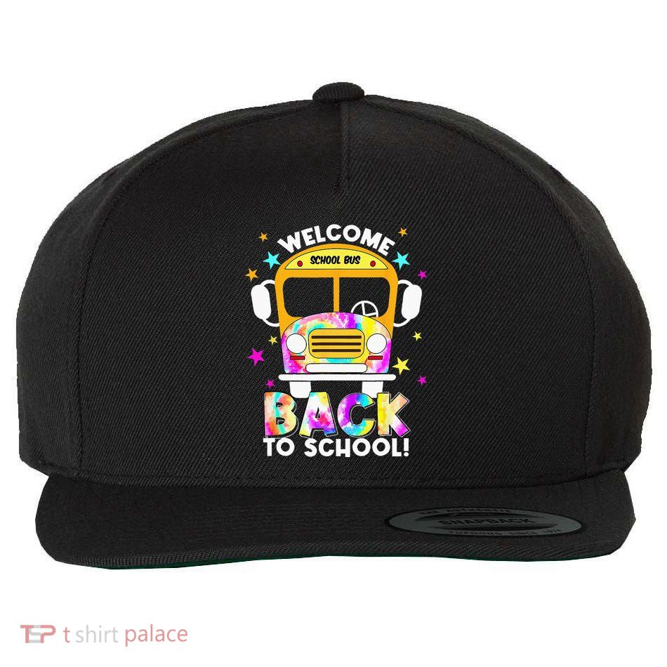 Welcome Back To School For Bus Drivers Transportation Dept Wool Snapback Cap