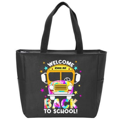 Welcome Back To School For Bus Drivers Transportation Dept Zip Tote Bag
