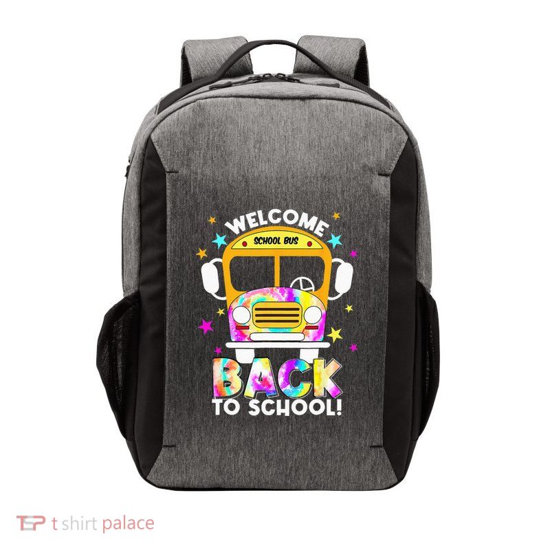Welcome Back To School For Bus Drivers Transportation Dept Vector Backpack