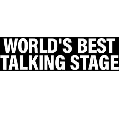 World’s Best Talking Stage Funny Bumper Sticker