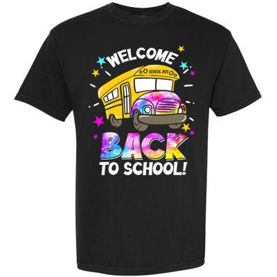Welcome Back To School Funny School Bus Driver Garment-Dyed Heavyweight T-Shirt