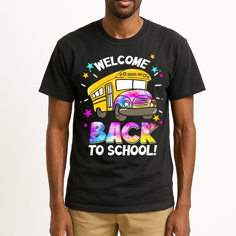 Welcome Back To School Funny School Bus Driver Tall T-Shirt