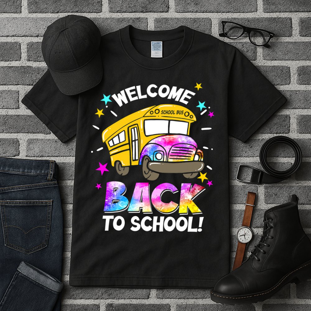 Welcome Back To School Funny School Bus Driver Tall T-Shirt
