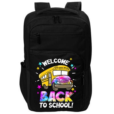 Welcome Back To School Funny School Bus Driver Impact Tech Backpack