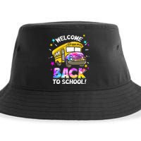 Welcome Back To School Funny School Bus Driver Sustainable Bucket Hat