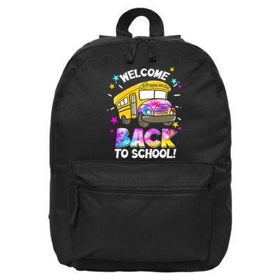 Welcome Back To School Funny School Bus Driver 16 in Basic Backpack