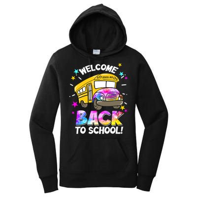 Welcome Back To School Funny School Bus Driver Women's Pullover Hoodie