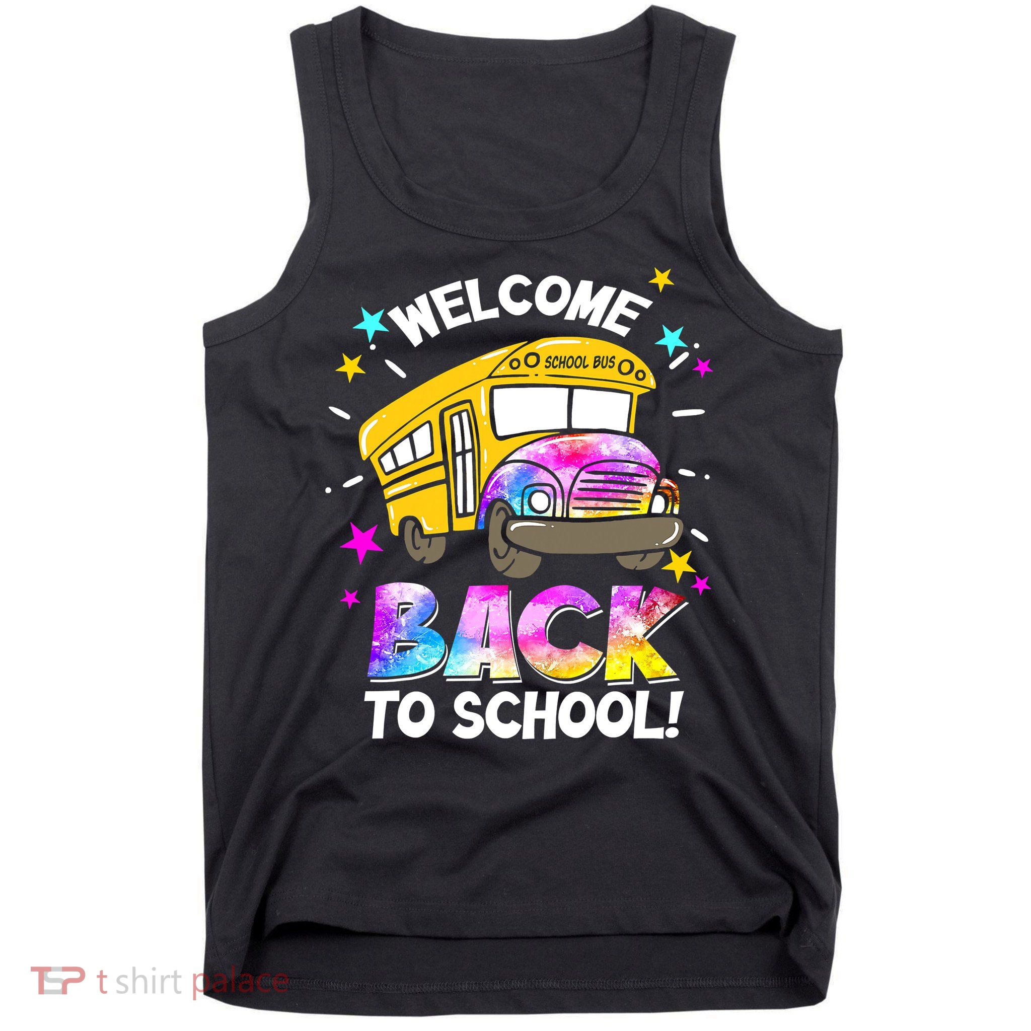 Welcome Back To School Funny School Bus Driver Tank Top