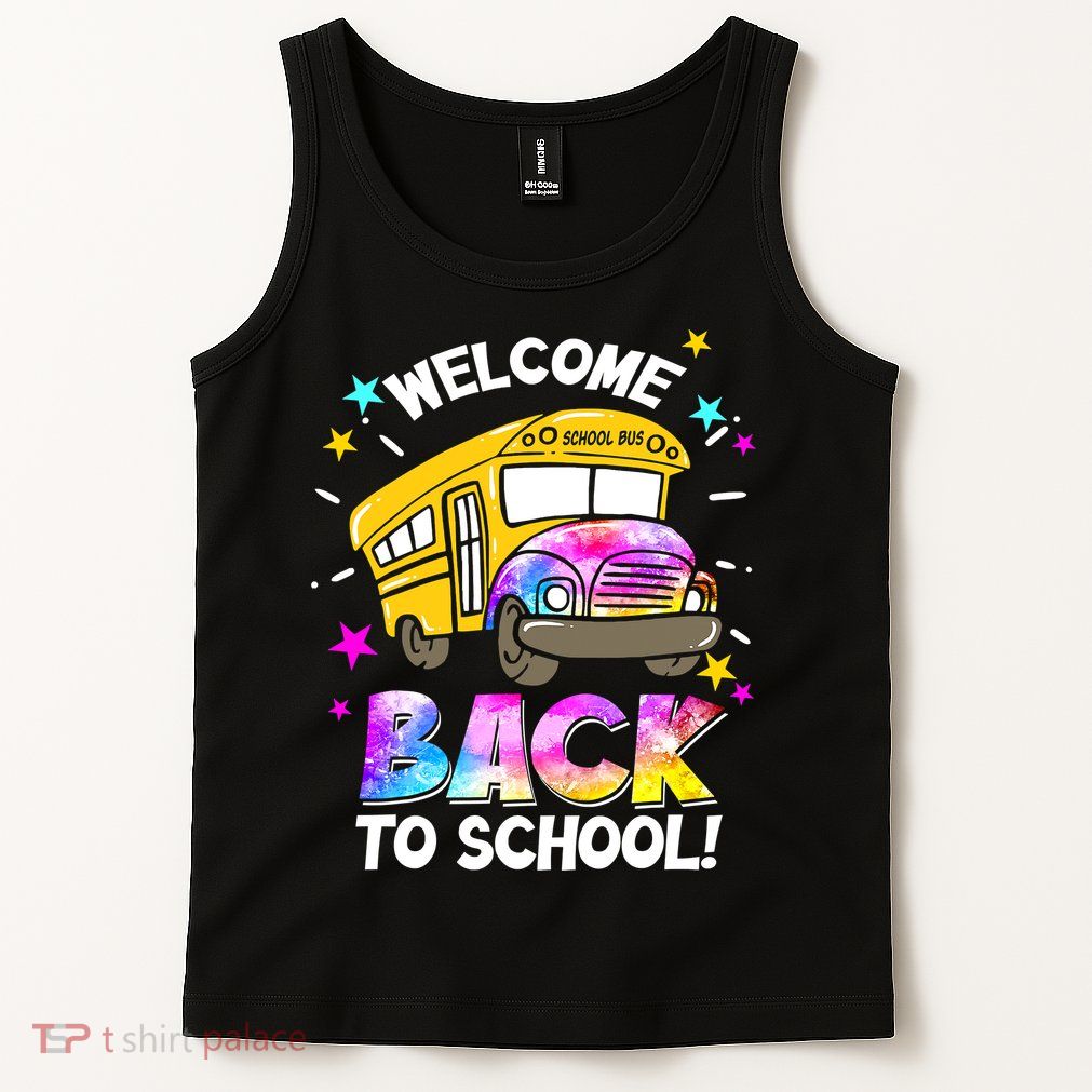 Welcome Back To School Funny School Bus Driver Tank Top