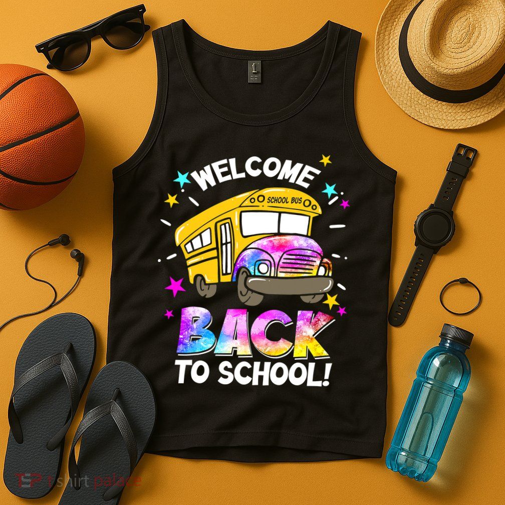 Welcome Back To School Funny School Bus Driver Tank Top