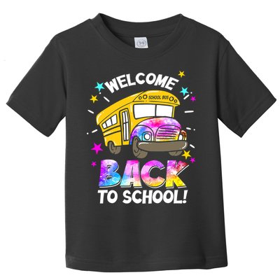 Welcome Back To School Funny School Bus Driver Toddler T-Shirt