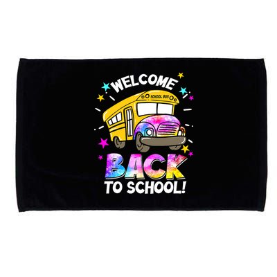 Welcome Back To School Funny School Bus Driver Microfiber Hand Towel