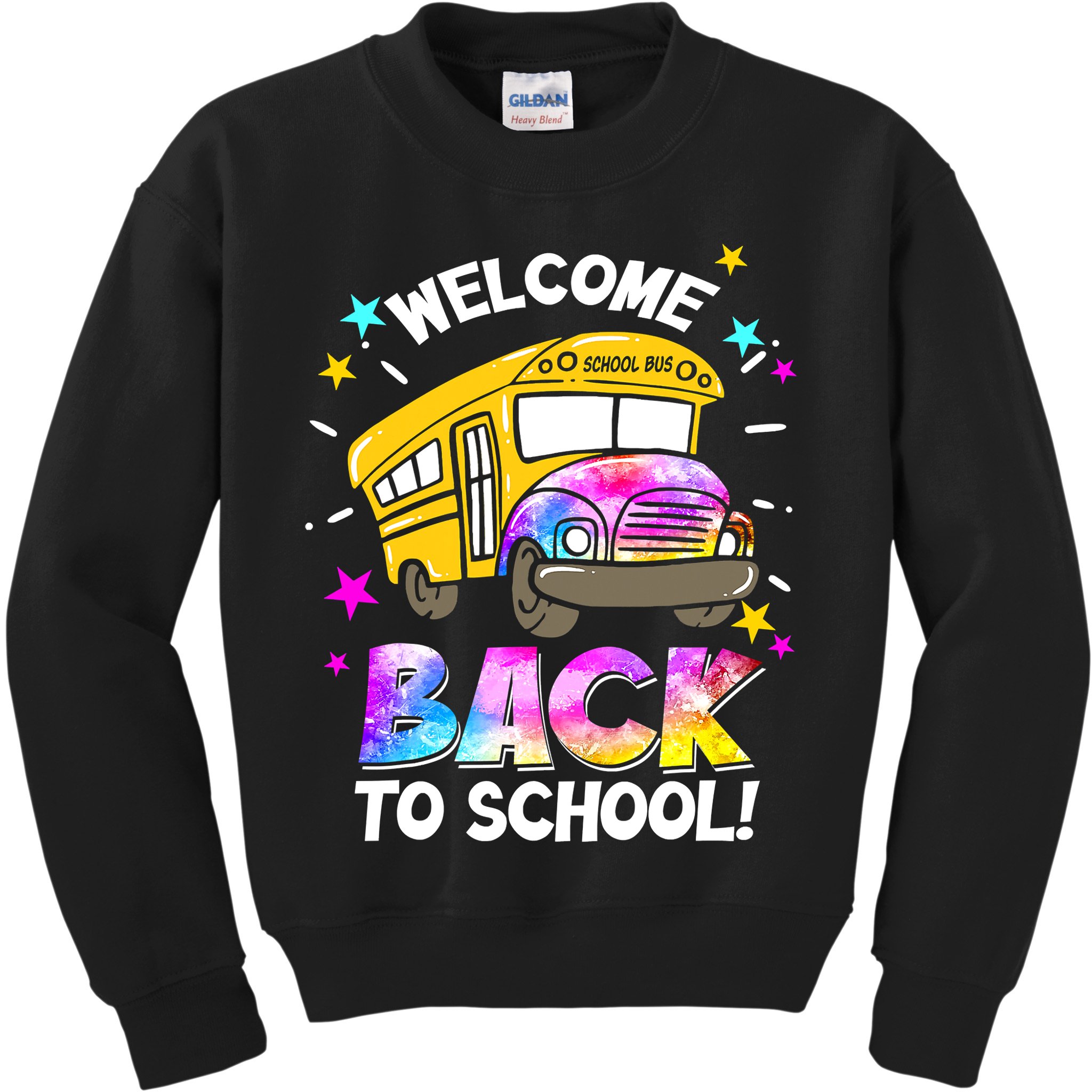 Welcome Back To School Funny School Bus Driver Kids Sweatshirt