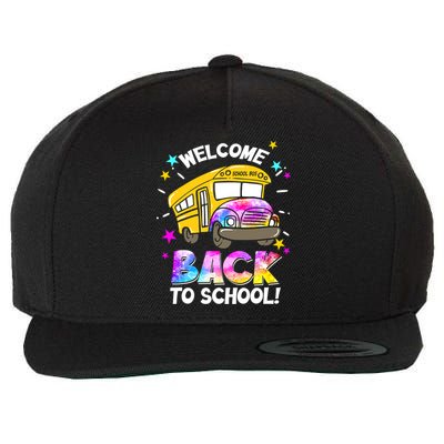 Welcome Back To School Funny School Bus Driver Wool Snapback Cap