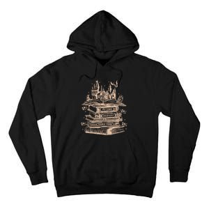 Wizard Bookshop Twosided Wizard Castle Book Tall Hoodie