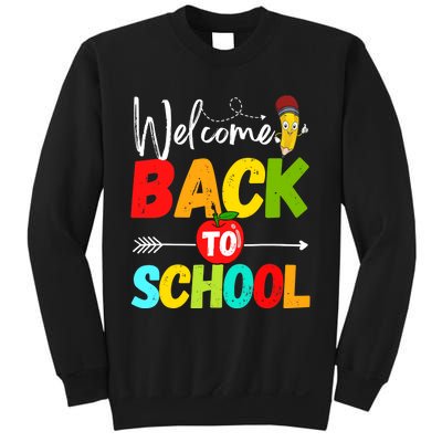 Welcome Back to School 2022 Cute Teachers Students First Day Sweatshirt