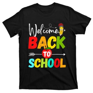 Welcome Back to School 2022 Cute Teachers Students First Day T-Shirt