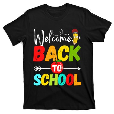 Welcome Back to School 2022 Cute Teachers Students First Day T-Shirt