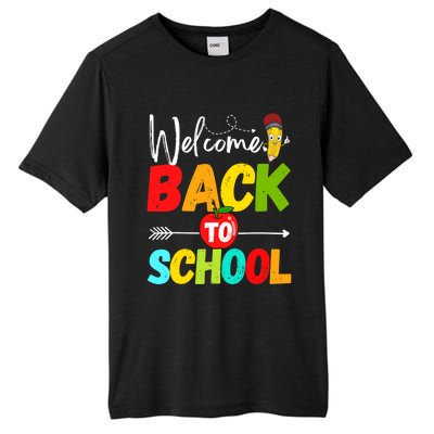 Welcome Back to School 2022 Cute Teachers Students First Day Tall Fusion ChromaSoft Performance T-Shirt