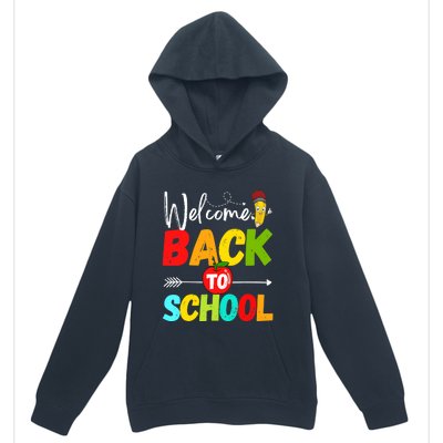 Welcome Back to School 2022 Cute Teachers Students First Day Urban Pullover Hoodie