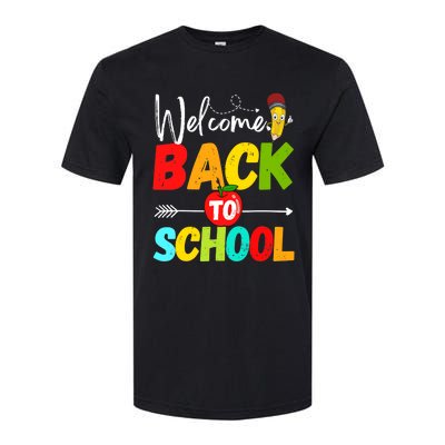 Welcome Back to School 2022 Cute Teachers Students First Day Softstyle CVC T-Shirt