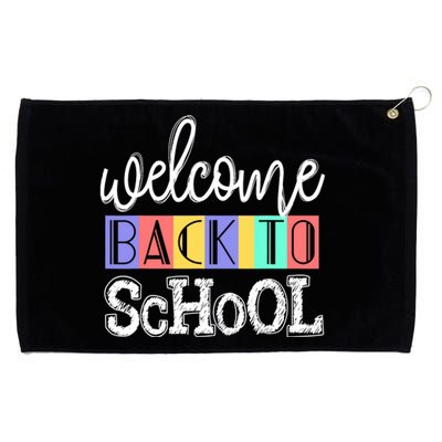 Welcome Back To School First Day of School Teachers Gifts Grommeted Golf Towel