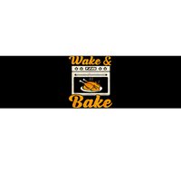 Wake Bake Turkey Feast Meal Dinner Chef Funny Thanksgiving Bumper Sticker