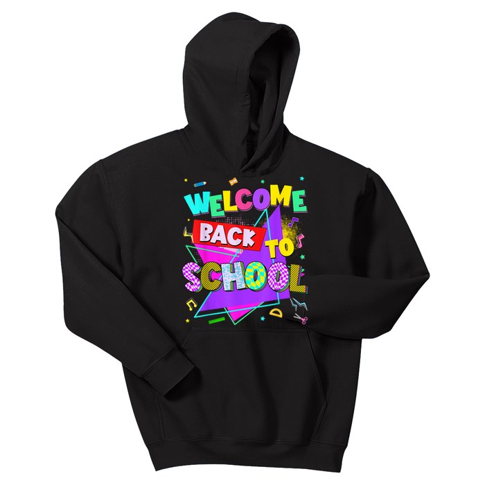 Welcome Back To School Back To School Teachers Kids Hoodie