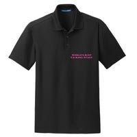 WorldS Best Talking Stage Apparel Dry Zone Grid Polo