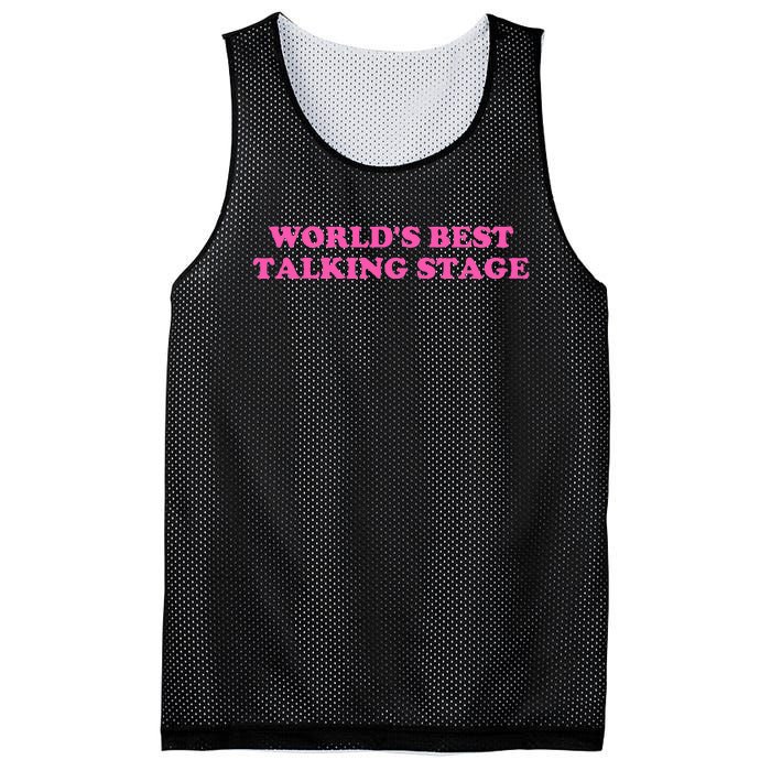 WorldS Best Talking Stage Apparel Mesh Reversible Basketball Jersey Tank