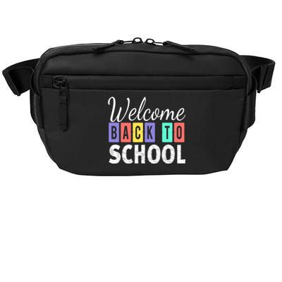 Welcome Back To School First Day of School Teachers Crossbody Pack