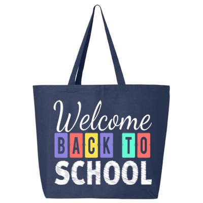 Welcome Back To School First Day of School Teachers 25L Jumbo Tote