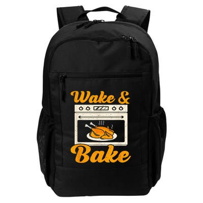 Wake Bake Turkey Feast Meal Dinner Chef Backpack