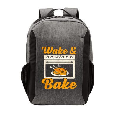 Wake Bake Turkey Feast Meal Dinner Chef Vector Backpack