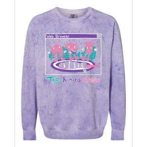 Web Browser The Kinito Crew Colorblast Crewneck Sweatshirt