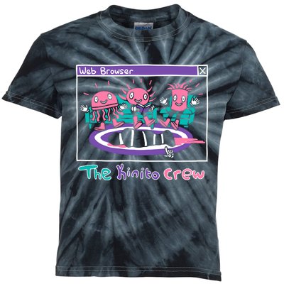 Web Browser The Kinito Crew Kids Tie-Dye T-Shirt