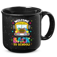 Welcome Back To School Funny Outfit School Bus Driver 15oz Campfire Ceramic Mug