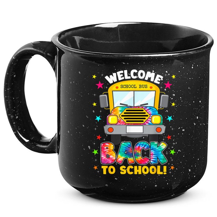 Welcome Back To School Funny Outfit School Bus Driver 15oz Campfire Ceramic Mug