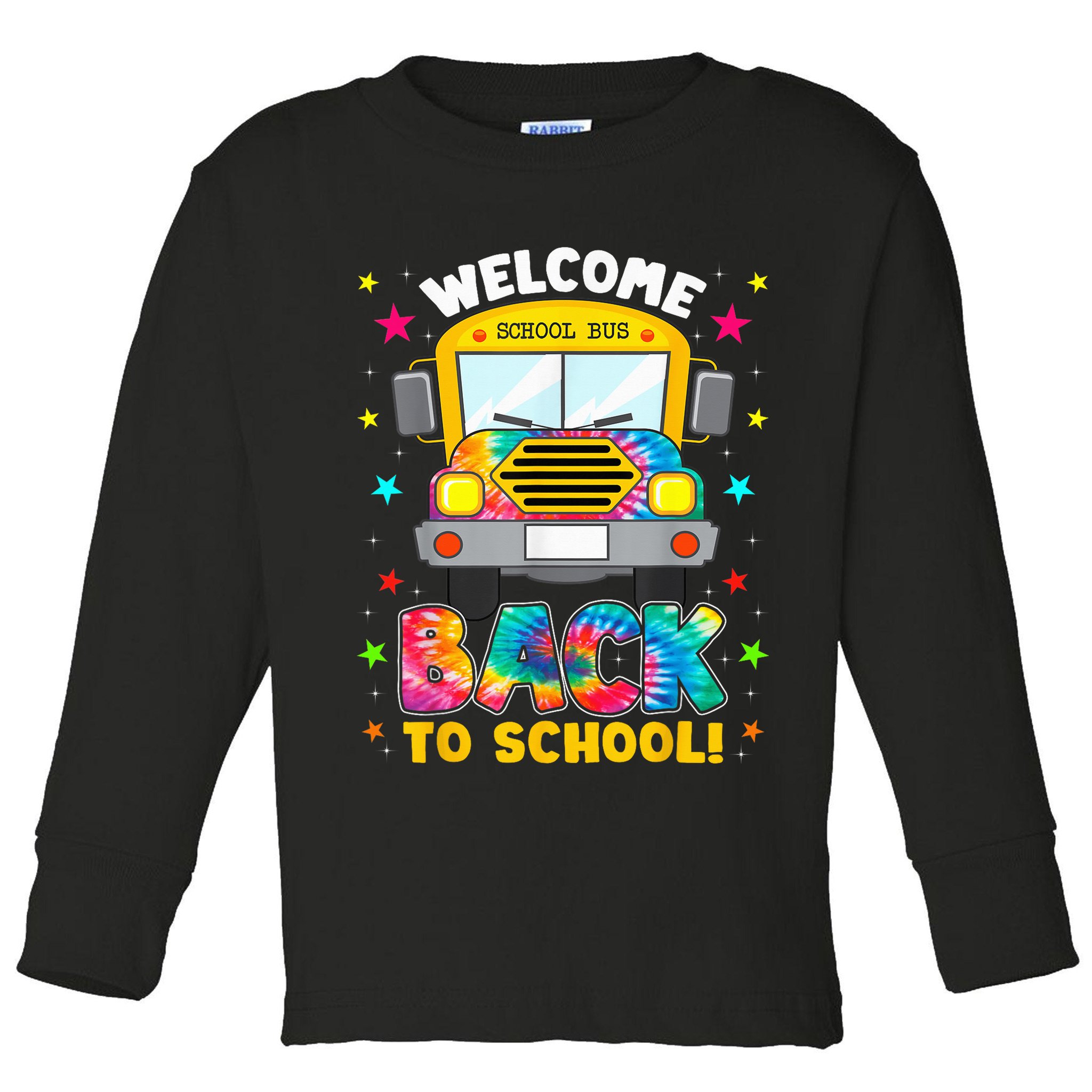 Welcome Back To School Funny Outfit School Bus Driver Toddler Long Sleeve Shirt