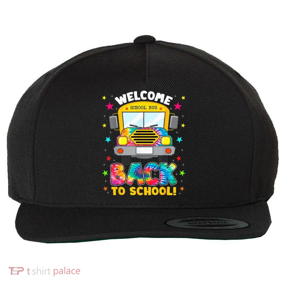 Welcome Back To School Funny Outfit School Bus Driver Wool Snapback Cap