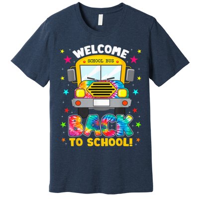Welcome Back To School Funny Outfit School Bus Driver Premium T-Shirt