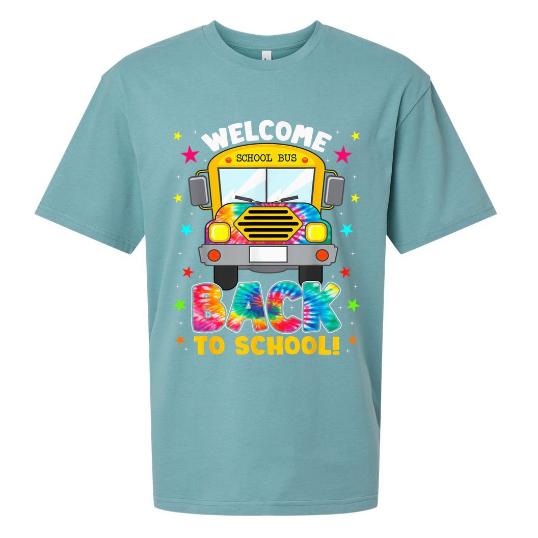 Welcome Back To School Funny Outfit School Bus Driver Sueded Cloud Jersey T-Shirt