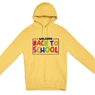 Welcome Back To School Premium Pullover Hoodie