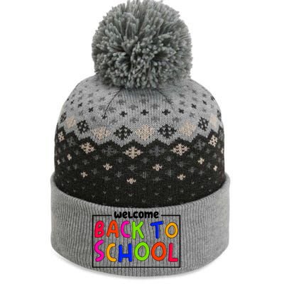 Welcome Back To School The Baniff Cuffed Pom Beanie