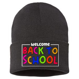 Welcome Back To School Sustainable Knit Beanie